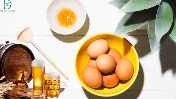tăng cân bằng trứng gà và bia