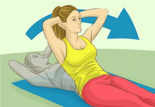 Crunch sử dụng chủ yếu nhóm cơ bụng Crunch sử dụng chủ yếu nhóm cơ bụng