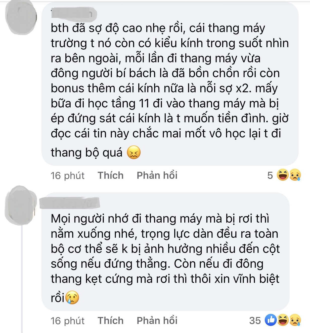 cô gái tử vong do rơi hầm thang máy