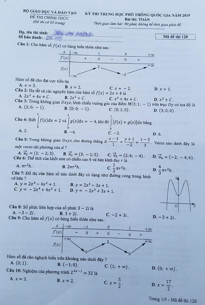 de-thi-mon-toan-2019