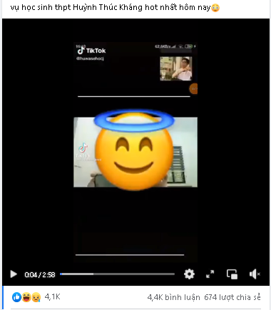 clip nam sinh văng tục với giáo viên