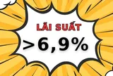 Điểm tên 3 ngân hàng lãi suất hơn 6,9% khi gửi tiền 12 tháng