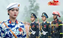 Những khung hình đầy kiêu hãnh của buổi tổng hợp luyện A80 dưới cơn mưa trắng trời