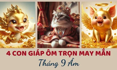 Nửa đầu tháng 9 Âm, 4 con giáp được phước lộc rót vào, Tiền - Tài - Danh đủ cả