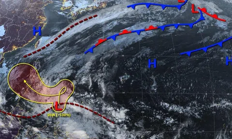 Dự báo thời điểm áp thấp gần Biển Đông mạnh thành bão