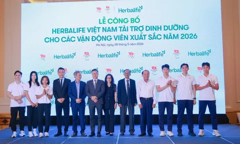 Herbalife Việt Nam tiếp tục tài trợ sản phẩm dinh dưỡng  cho các vận động viên xuất sắc Việt Nam năm 2026