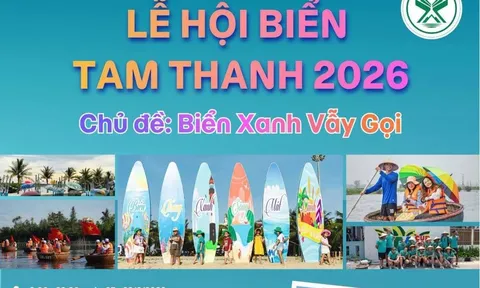 Sôi động Lễ hội biển Tam Thanh 2026 bên dòng Trường Giang