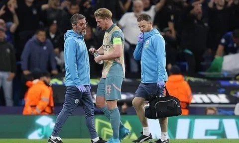 Man City nhận tin dữ từ De Bruyne, HLV Pep Guardiola lo lắng