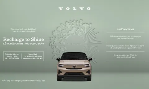 Volvo Cars hé lộ mẫu xe thuần điện đầu tiên tại Việt Nam