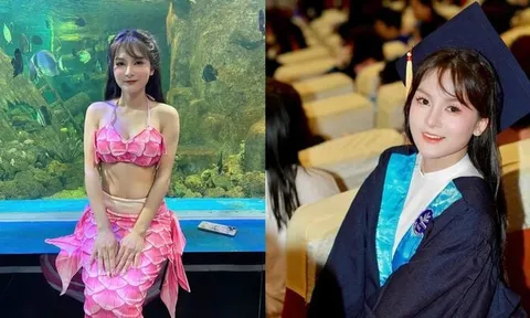 Nữ thạc sỹ xinh đẹp kể chuyện vui buồn nghề làm nàng tiên cá trong thủy cung