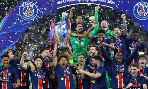 Vùi dập Inter 5-0, PSG hoàn tất cú ăn bốn lịch sử