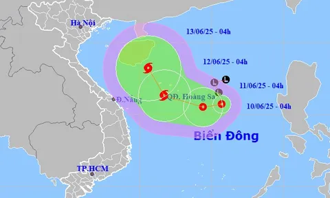 Áp thấp nhiệt đới có thể mạnh lên thành bão