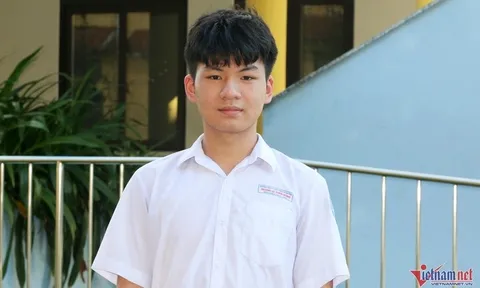 Nam sinh đạt điểm cao nhất thi vào lớp 10 Hà Tĩnh, thủ khoa kép trường chuyên