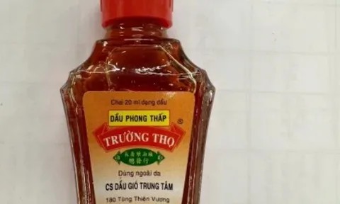 TP.HCM phát hiện thuốc giả Dầu Phong thấp Trường Thọ, yêu cầu thu hồi