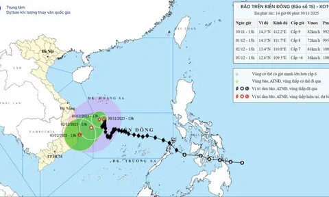 Bão số 15 tiến sát khu vực Gia Lai – Đắk Lắk: Vì sao tâm bão lại gần Tây Nguyên?