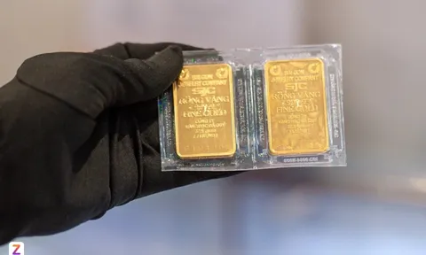 Giá vàng trong nước rớt mạnh