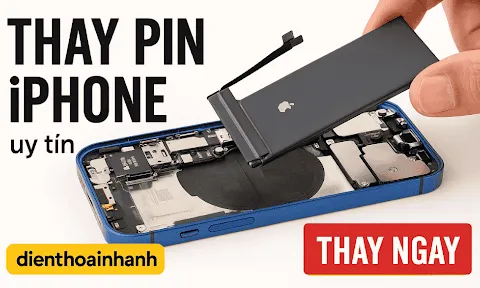 Thay pin iPhone có mất chống nước không?