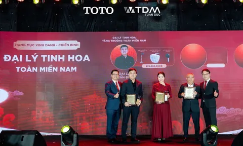 TDM Tuấn Đức - Top 1 đại lý doanh số TOTO Miền Nam và hàng loạt thành tựu ấn tượng 2025
