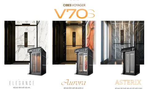 Cibes Voyager V70s -  Tuyệt tác thang máy cho công trình có sẵn giếng thang