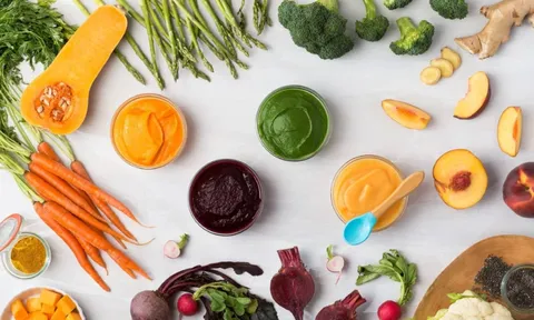 8 loại rau củ giàu dinh dưỡng nên có trong thực đơn ăn dặm của bé