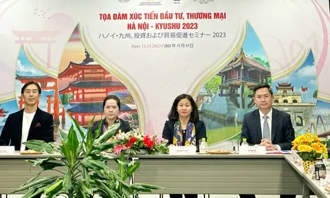 Tọa đàm xúc tiến đầu tư, thương mại Hà Nội - Kyushu 2023