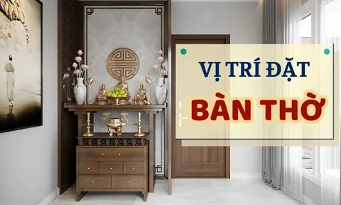 5 vị trí đặt bàn thờ đại kỵ khiến tài lộc, vận may đi hết