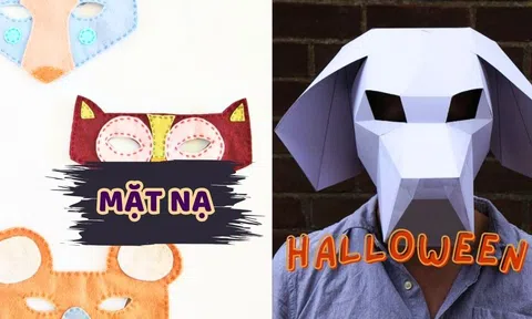 Tự tay làm 5 mẫu mặt nạ Halloween đơn giản nhưng độc đáo cho đêm hội ma quái