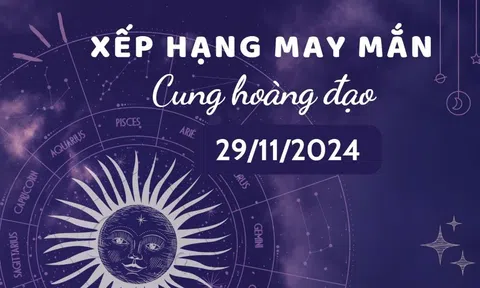 Xếp hạng may mắn 12 cung hoàng đạo 29/10/2024: 4 cung hoàng đạo có vận khí cực tốt