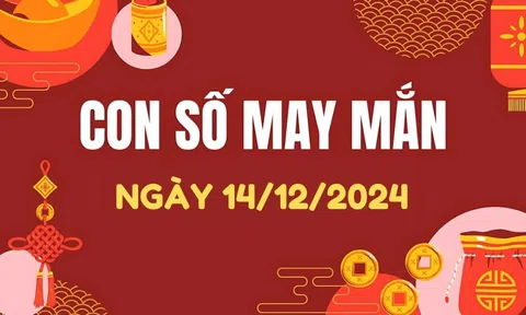 Con số may mắn hôm nay 14/12/2024 - số tài lộc 12 con giáp theo năm sinh