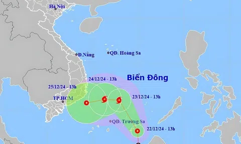 Áp thấp nhiệt đới khả năng mạnh lên thành bão