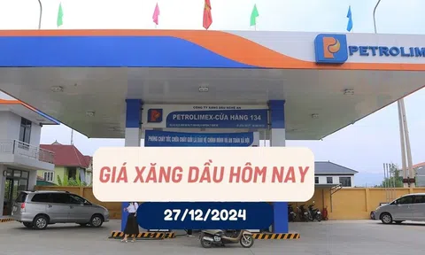 Giá xăng dầu hôm nay (27/12/2024): Đồng loạt lao dốc