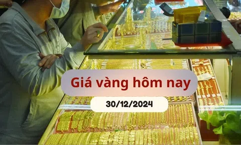 Giá vàng hôm nay 30/12/2024: Giá vàng trong nước lao dốc