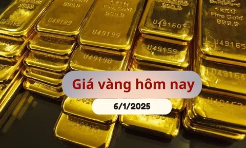 Giá vàng hôm nay 6/1/2025: Tiếp đà tăng mạnh