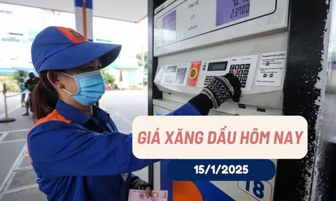 Giá xăng dầu hôm nay (15-1-2025): Trượt dài từ đỉnh