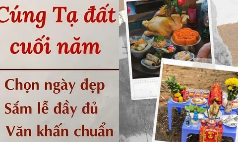 Ý nghĩa lễ tạ đất cuối năm là gì? Chuẩn bị lễ vật cần sắm và mẫu khăn khấn chi tiết