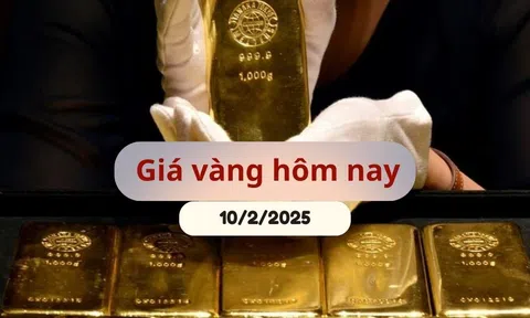 Giá vàng hôm nay 10/2/2025: Tiếp đà đi lên