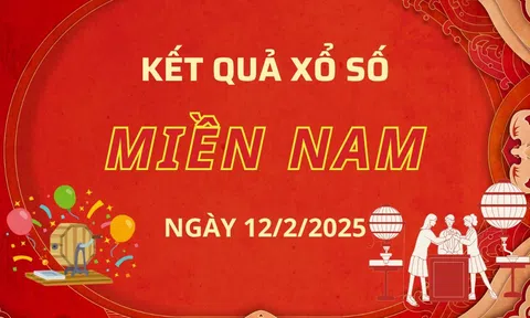 Kết quả XSMN hôm nay 12/2 - Trực tiếp xổ số miền Nam - Dự đoán XSMN ngày 12/2