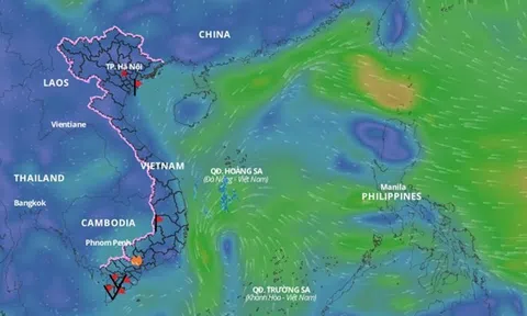 Xuất hiện áp thấp nhiệt đới đầu tiên trên Biển Đông năm 2025