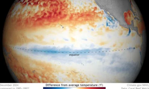 La Nina không cứu vãn được nhiệt độ cao kỷ lục tháng 1