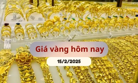 Giá vàng hôm nay (15/2/2025): Tăng 7 tuần liên tiếp