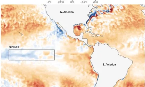 El Nino cục bộ bất ngờ xuất hiện