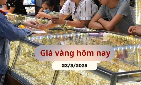 Giá vàng hôm nay 23/3/2025: Đà giảm chưa dứt