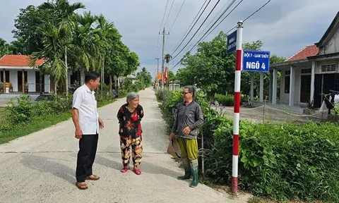 Đánh số nhà, đặt tên đường làng quê như thành phố sau khi bỏ cấp huyện