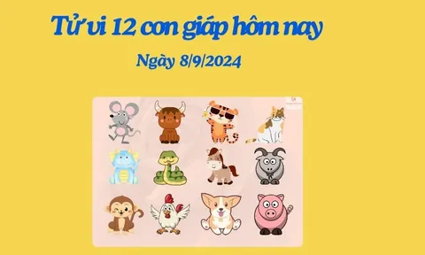 Tử vi 12 con giáp hôm nay 8/9/2024: Tuổi Sửu đối mặt rắc rối, tuổi Dần thuận lợi đủ đường