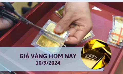 Giá vàng hôm nay 10/9/2024: Vàng thế giới tăng nhẹ, vàng trong nước điều chỉnh