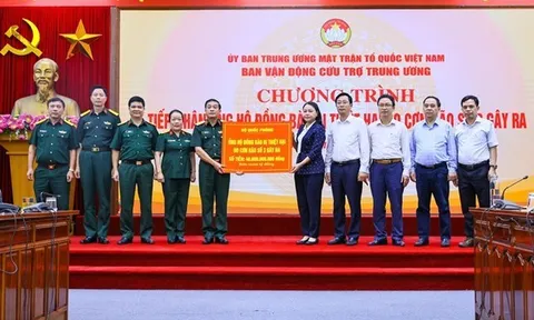 Mặt trận Tổ quốc tiếp tục công bố hơn 3.700 trang sao kê tiền ủng hộ bão lũ