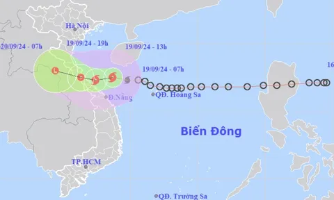 Bão số 4 sẽ đổ bộ vào Quảng Bình đến Quảng Trị