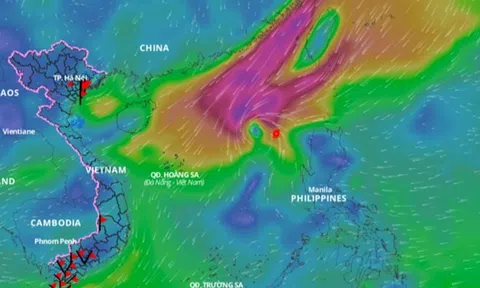Dự báo khu vực chịu ảnh hưởng mạnh nhất từ bão số 9 Man-yi