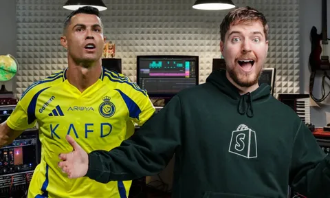 MrBeast được lợi gì sau cú bắt tay với Ronaldo?