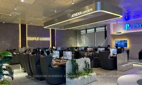 Phòng game Athena Esports chất lượng cao tại thành phố Biên Hòa được lắp đặt bởi CyberKing Việt Nam